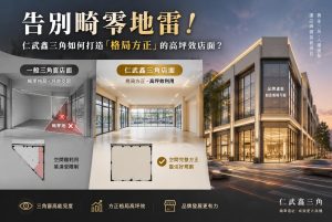 告別畸零地雷！仁武鑫三角如何打造「格局方正」的高坪效店面？